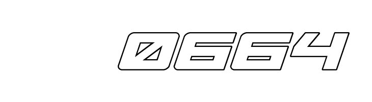 Wildcard Outline Italic  Скачать бесплатные шрифты