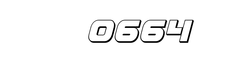 Ozda 3D Italic  Скачать бесплатные шрифты