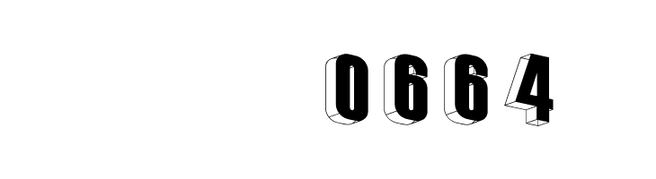 ThreeDimRightwards  Скачать бесплатные шрифты