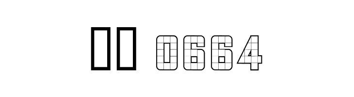 3x5-Outline  Скачать бесплатные шрифты