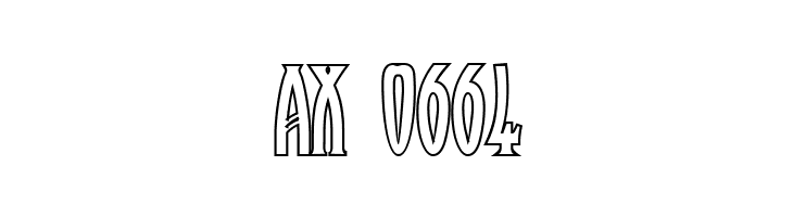 XAyax Outline  Скачать бесплатные шрифты