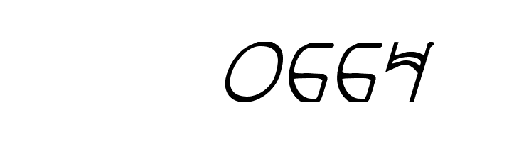 Coyote Deco Italic  Скачать бесплатные шрифты