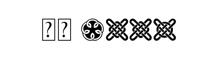 Celtic Knots  Скачать бесплатные шрифты