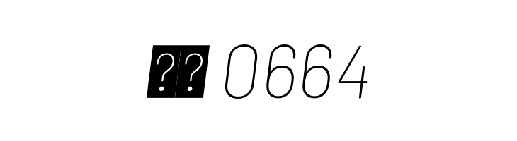 Barlow Thin Italic  Скачать бесплатные шрифты