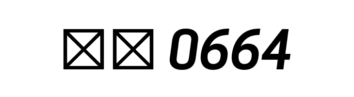 Tanohe Sans SemiBold Italic  Скачать бесплатные шрифты