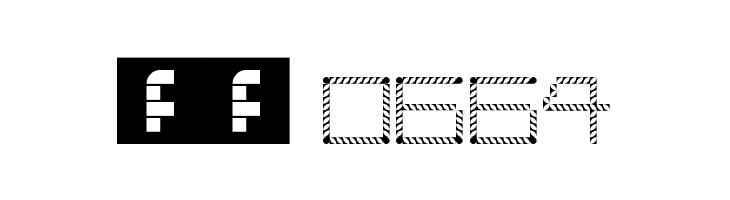 Amaya Technical Leaves Regular  Скачать бесплатные шрифты