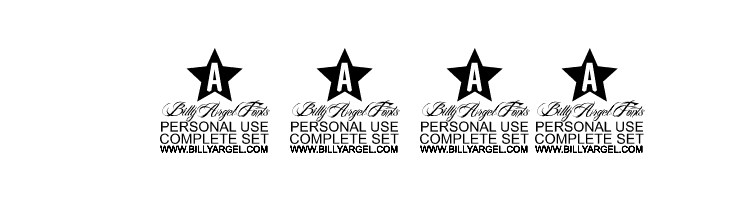 Angelica Personal Use Italic  Скачать бесплатные шрифты