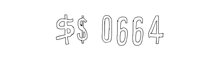 Cartoon East Outline  Скачать бесплатные шрифты