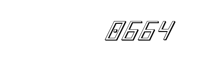 Blue July 3D  Скачать бесплатные шрифты