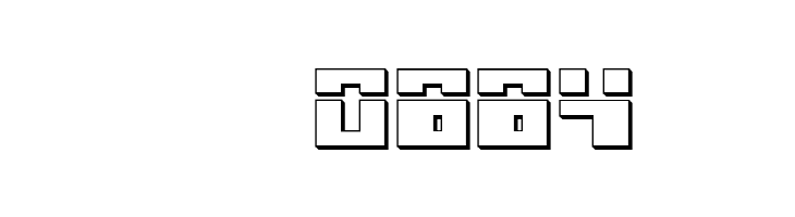 Micronian Laser 3D  Скачать бесплатные шрифты