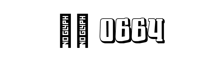 Chomixi 3D Regular  Скачать бесплатные шрифты