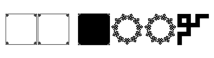 Borders 2 Style Pro  Скачать бесплатные шрифты