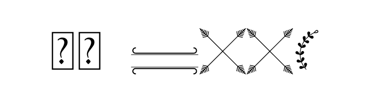 Mountains Set  Скачать бесплатные шрифты