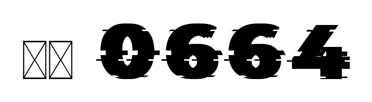 Those Glitch Regular  Скачать бесплатные шрифты