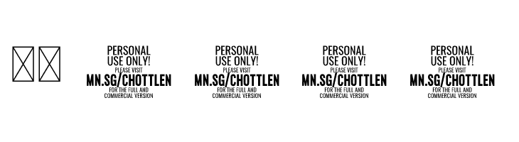 Chottlen Script PERSONAL USE Regular  Скачать бесплатные шрифты