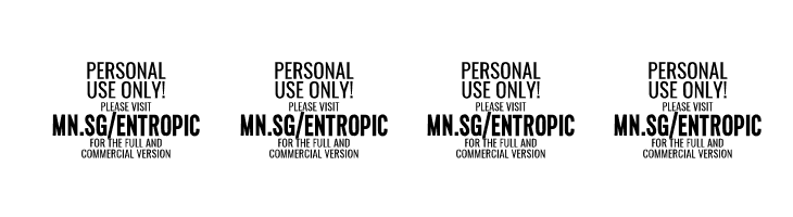 Entropic Brush PERSONAL USE Regular  Скачать бесплатные шрифты