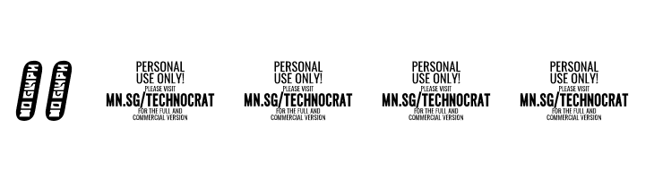 Curvi Technocrat PERSONAL Bold  Скачать бесплатные шрифты