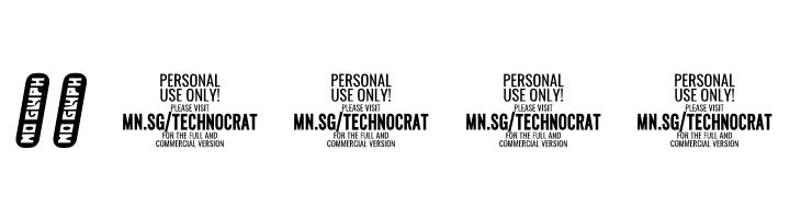 Curvi Technocrat PERSONAL Regular  Скачать бесплатные шрифты