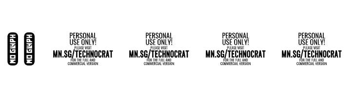 Round Technocrat PERSONAL Regular  Скачать бесплатные шрифты