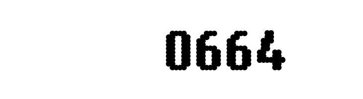 14 LED  Скачать бесплатные шрифты