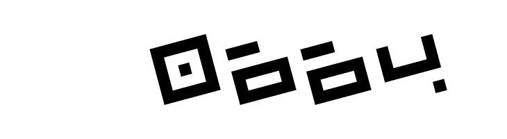 Rocket Type Rotate  Скачать бесплатные шрифты