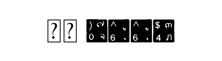 Thai Keyboard  Скачать бесплатные шрифты