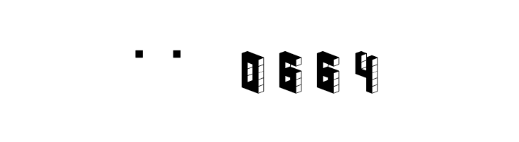 DemonCubicBlockFont Dark  Скачать бесплатные шрифты