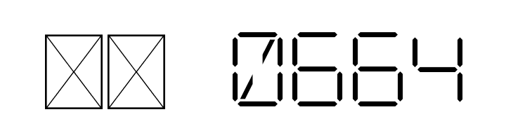 Digitative 1023 Regular  Скачать бесплатные шрифты