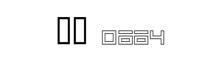 BIN Outline  Скачать бесплатные шрифты