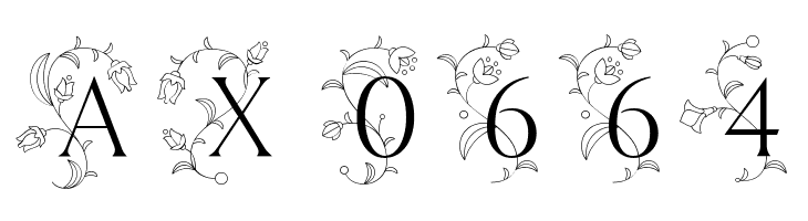 TT Ramillas Initials Trl XLt  Скачать бесплатные шрифты