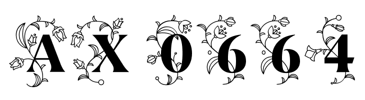 TT Ramillas Initials Trl XBd  Скачать бесплатные шрифты