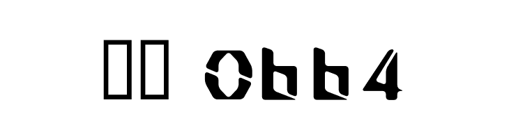 Choushin Bold  Скачать бесплатные шрифты