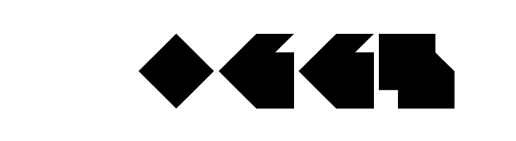 Angleblock Regular  Скачать бесплатные шрифты