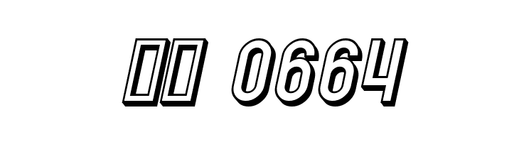 SF Eccentric Opus Shaded Oblique  Скачать бесплатные шрифты