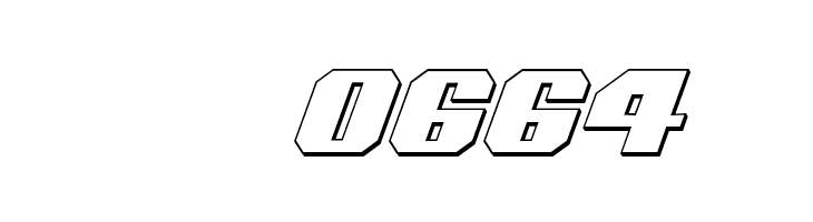 Voortrekker 3D Italic  Скачать бесплатные шрифты