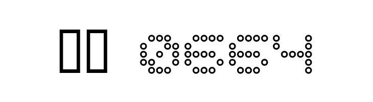 5x5 Dots Outline  Скачать бесплатные шрифты