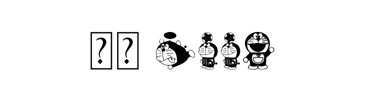 Doraemon Mix  Скачать бесплатные шрифты