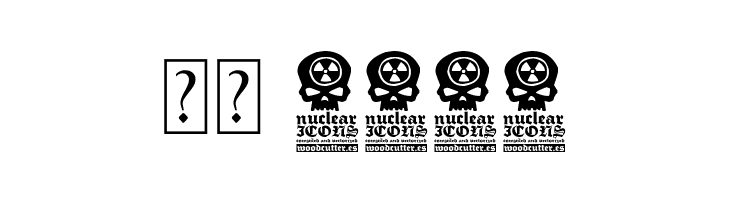 Nuclear Icons  Скачать бесплатные шрифты