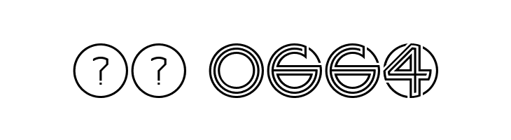 Chinese Circles Regular  Скачать бесплатные шрифты