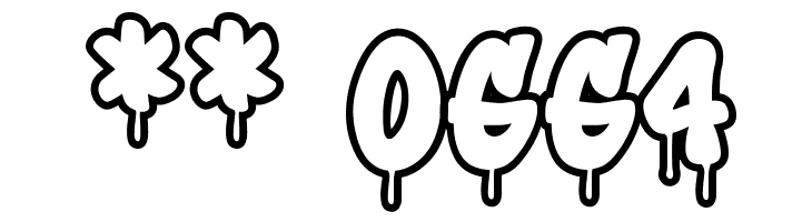 Toxic Rebel Drip Outline Outline  Скачать бесплатные шрифты