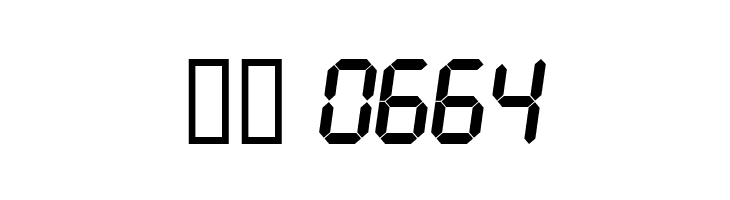 LCD Bold  Скачать бесплатные шрифты