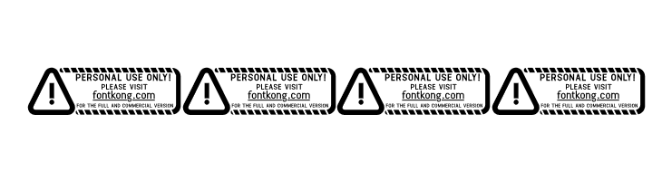 Bosse PERSONAL USE ONLY!  Скачать бесплатные шрифты