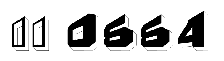 Fear Factor '3D'  Скачать бесплатные шрифты