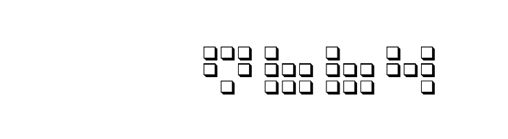 Iconian 3D  Скачать бесплатные шрифты