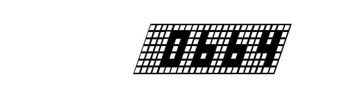 X-Grid Italic  Скачать бесплатные шрифты