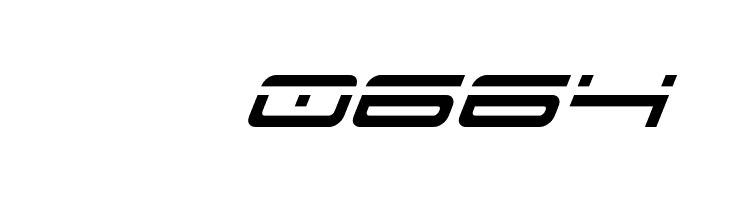 911 Porscha Laser Italic  Скачать бесплатные шрифты