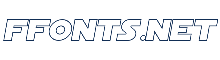 SF Distant Galaxy Outline Italic font — Lorem ipsum body text preview