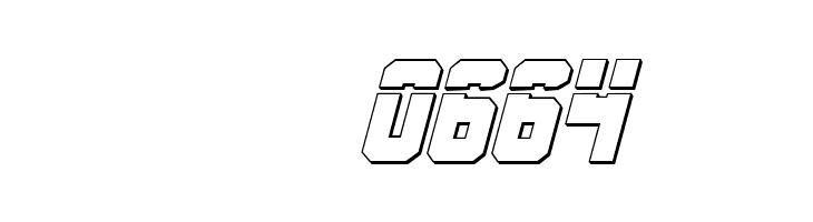 Anitlles Laser 3D Italic  Скачать бесплатные шрифты