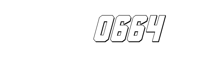 Anitlles 3D Italic  Скачать бесплатные шрифты