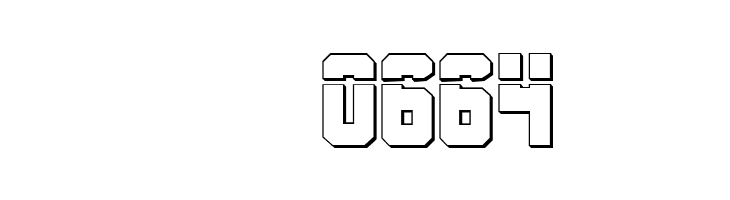 Anitlles Laser 3D  Скачать бесплатные шрифты